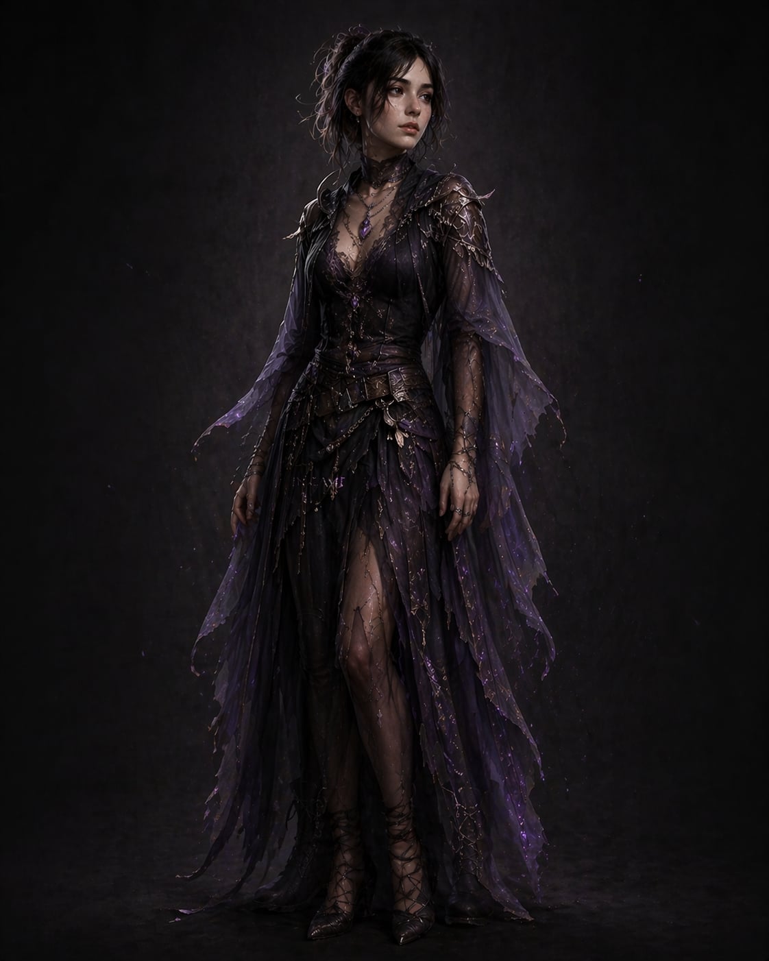 Dark fantasy character trio